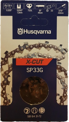 Cadena Motosierra Husqvarna Sp33g 325 0.50 72 Eslabones